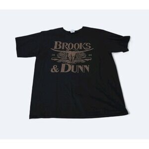 Port & Company Brooks & Dunn‎ Asphalt Cowboy T-shirt Size XL Unisex